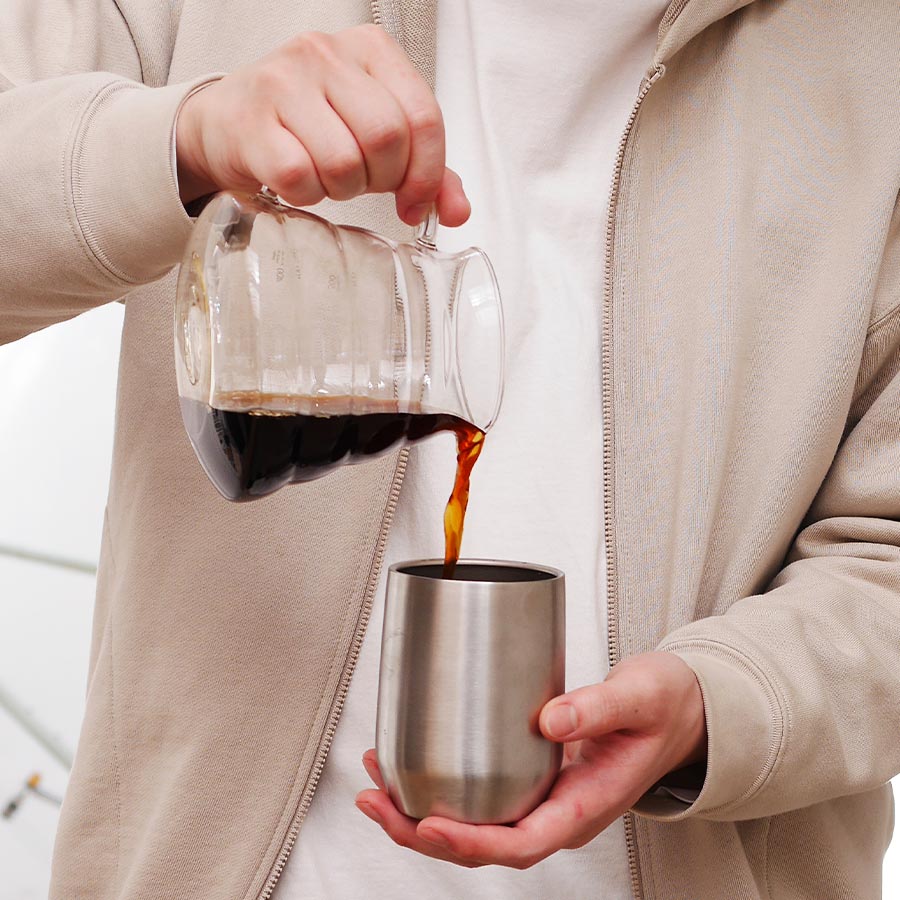 Stainless Steel Mug MIOLOVE Black