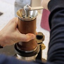 Espresso Maker + Steel Support BROWNISH