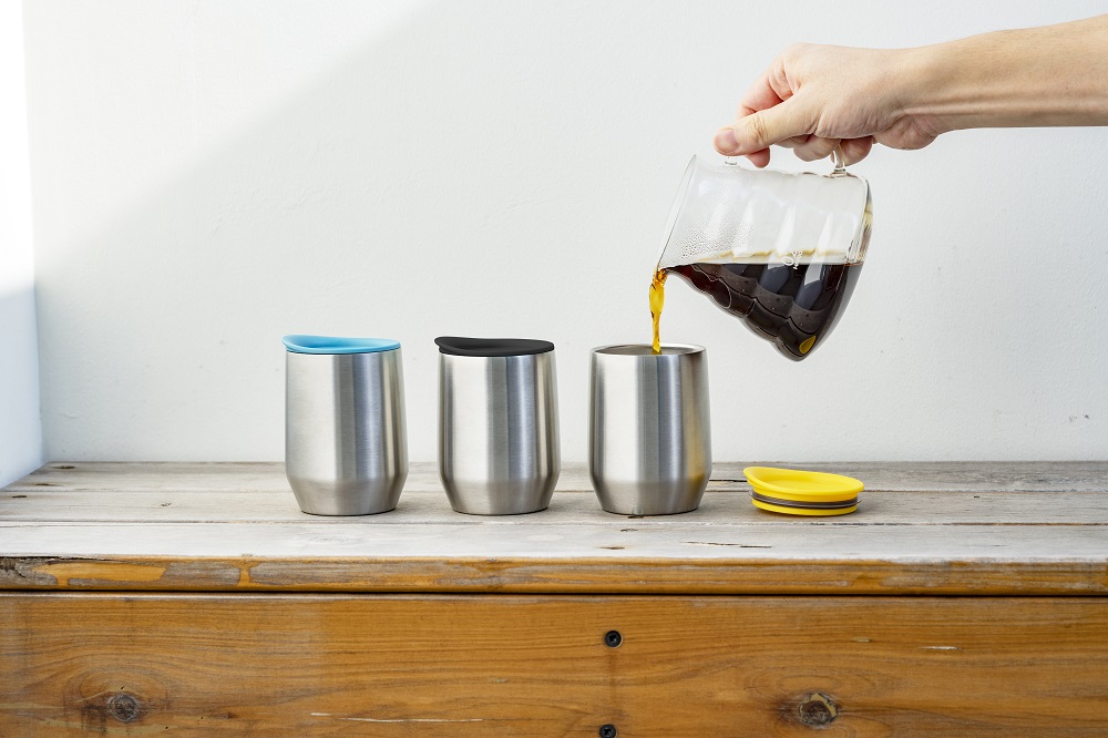 Stainless Steel Mug MIOLOVE Black