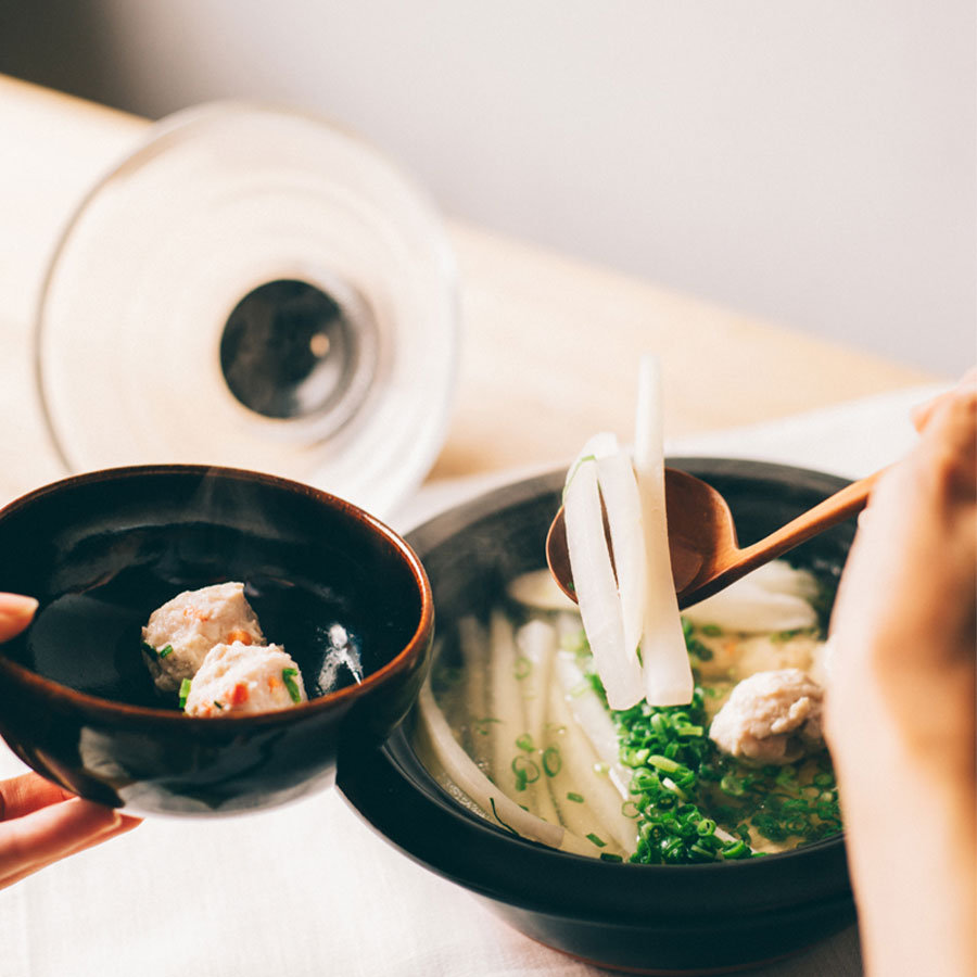 DONABE Glass Lid Cooking Pot 225mm