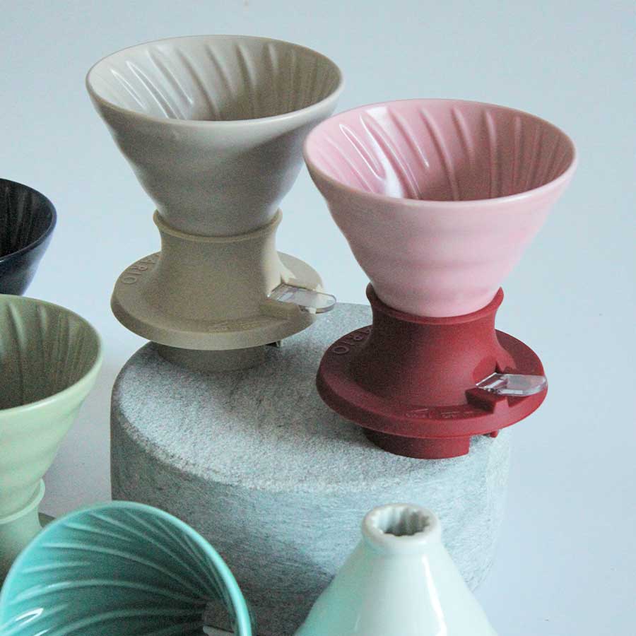 HARIO V60 Switch & Match Ceramic Dripper 02 - Matte Pink