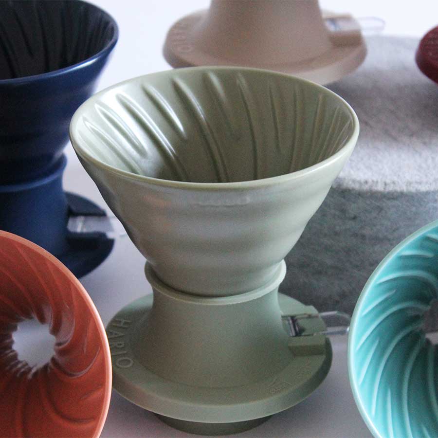 HARIO V60 Switch & Match Immersion Dripper Switch Base - Oil Green