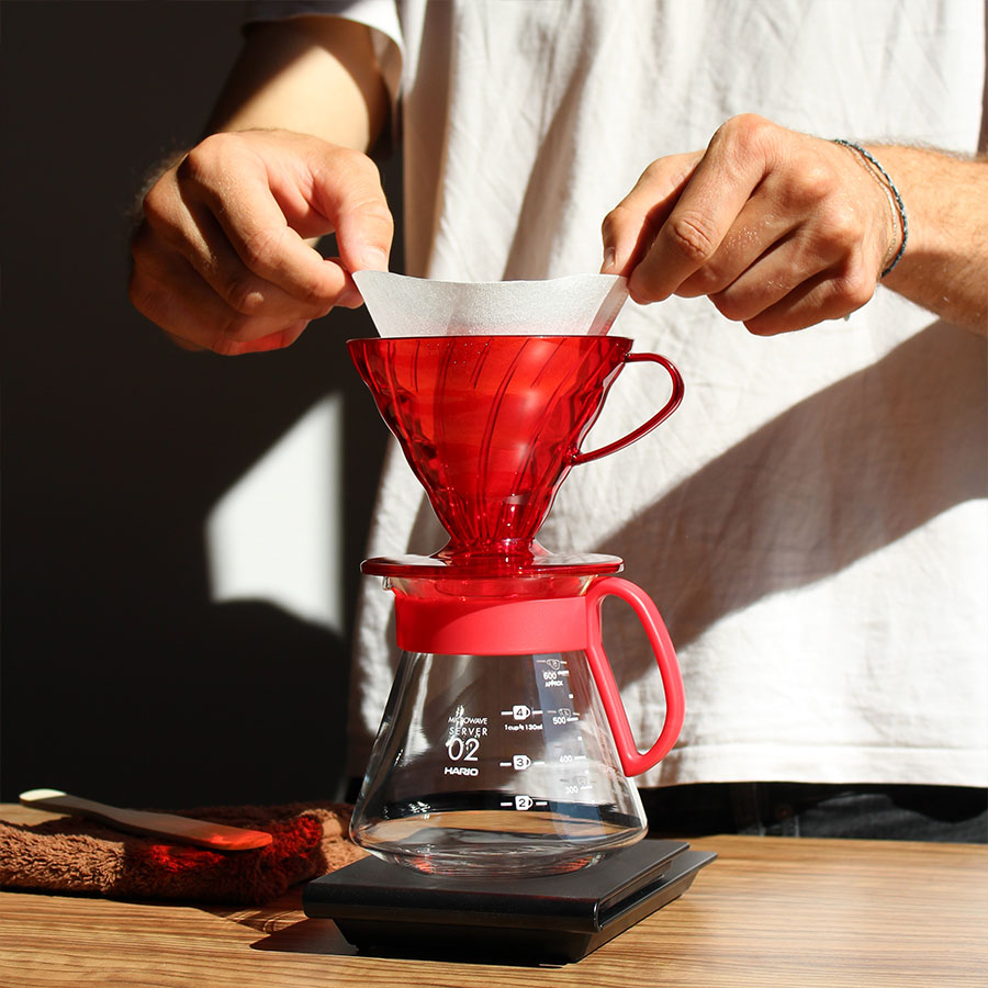 V60 Dripper & Server Set 02 - Desert Red