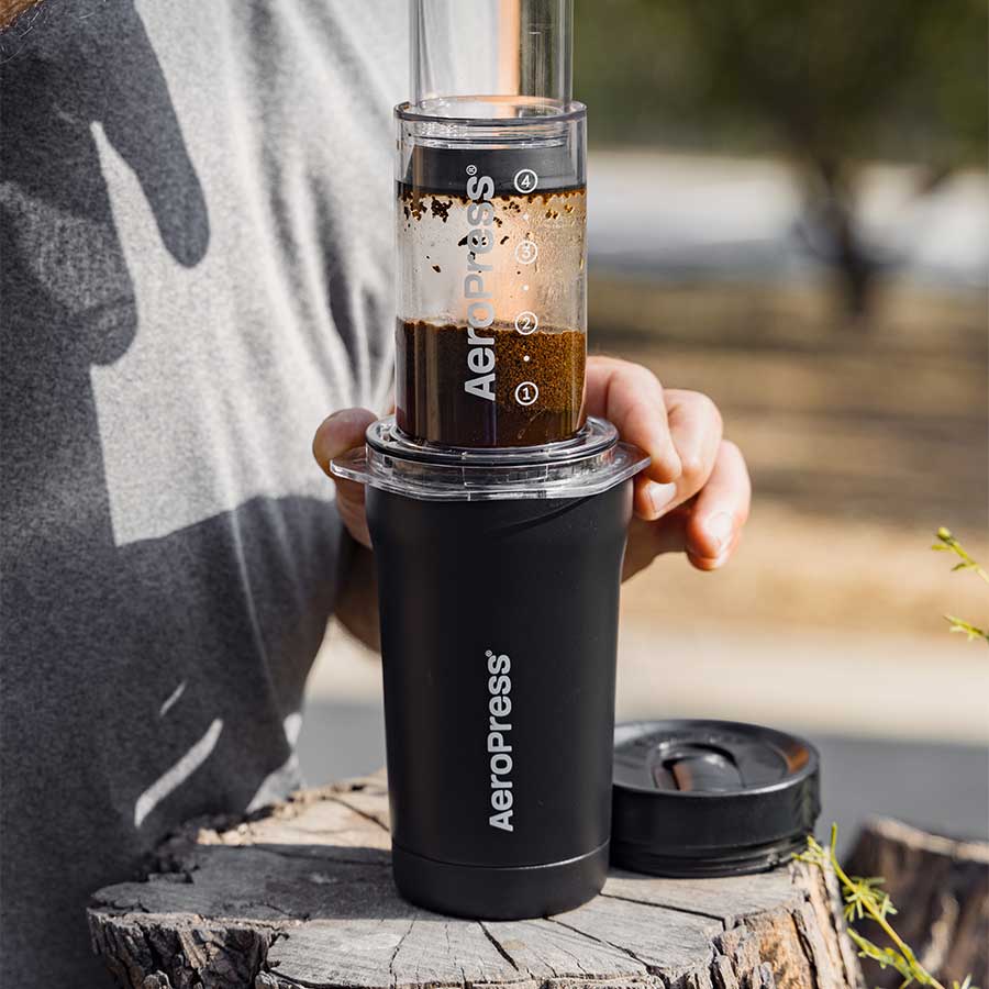 AeroPress Travel Coffee Tumbler - Black