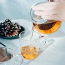 Heatproof Glass Leaf Teapot 700ml