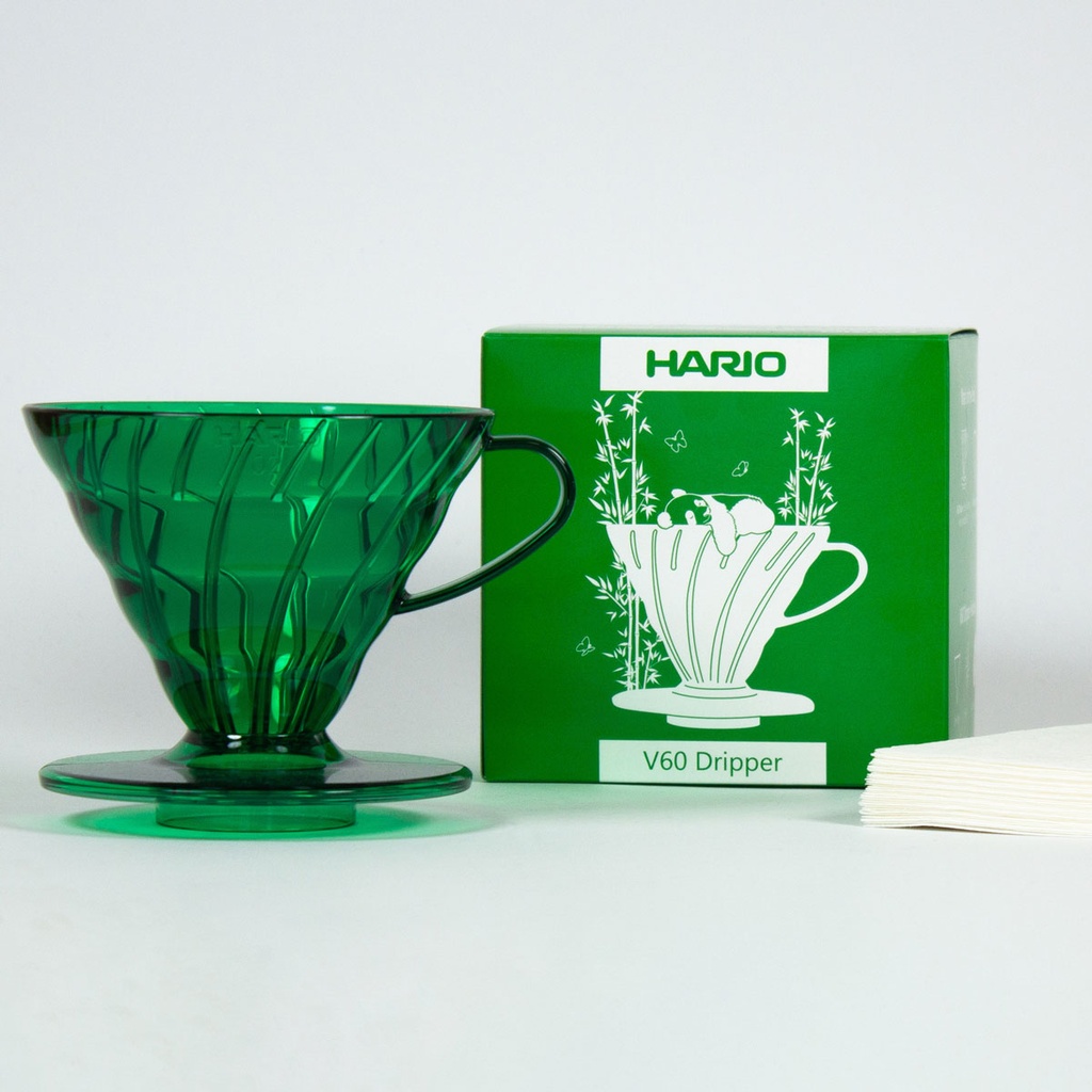 V60 Coffee Dripper 02 - Bamboo Green