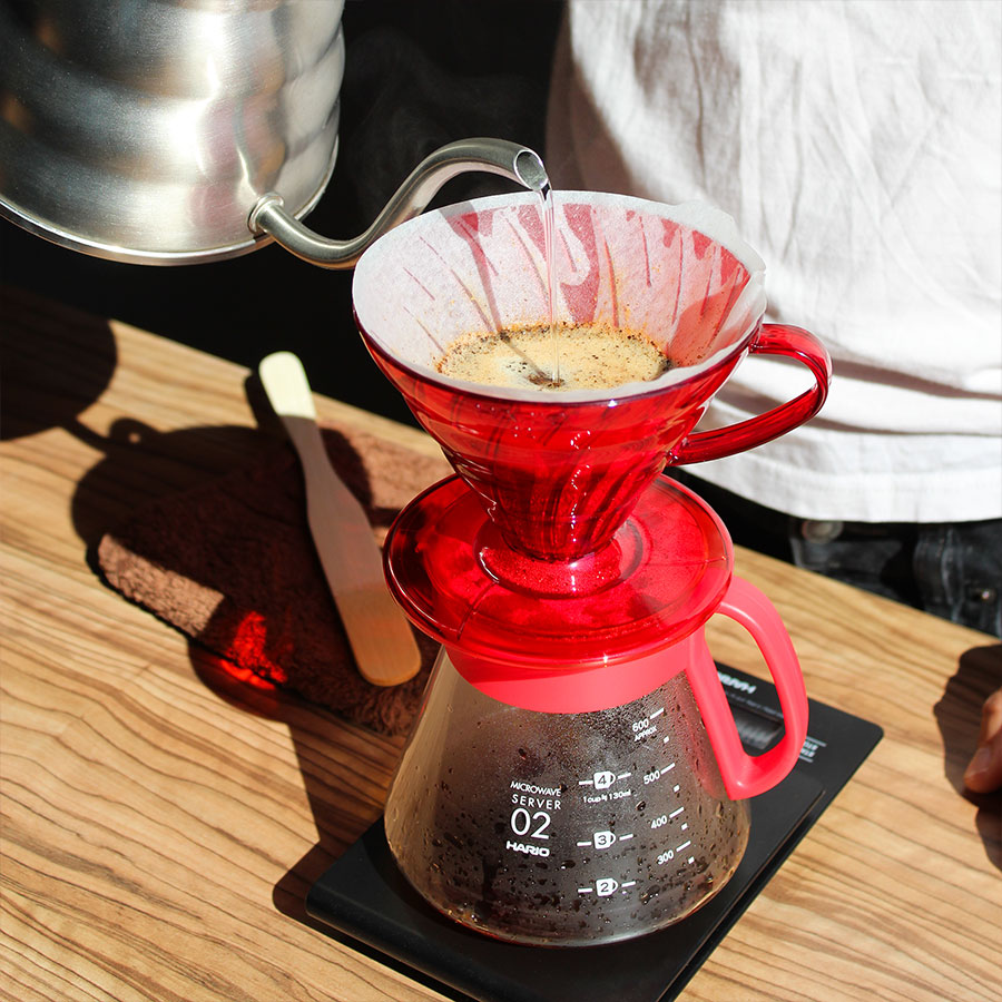 V60 Coffee Dripper 02 - Desert Red