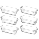 Heatproof Class Container Pound Type  850ml - 6 Pieces