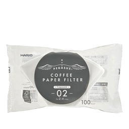 [PEF-02-100W] Pegasus Paper Filter 02 White - 100 Sheets